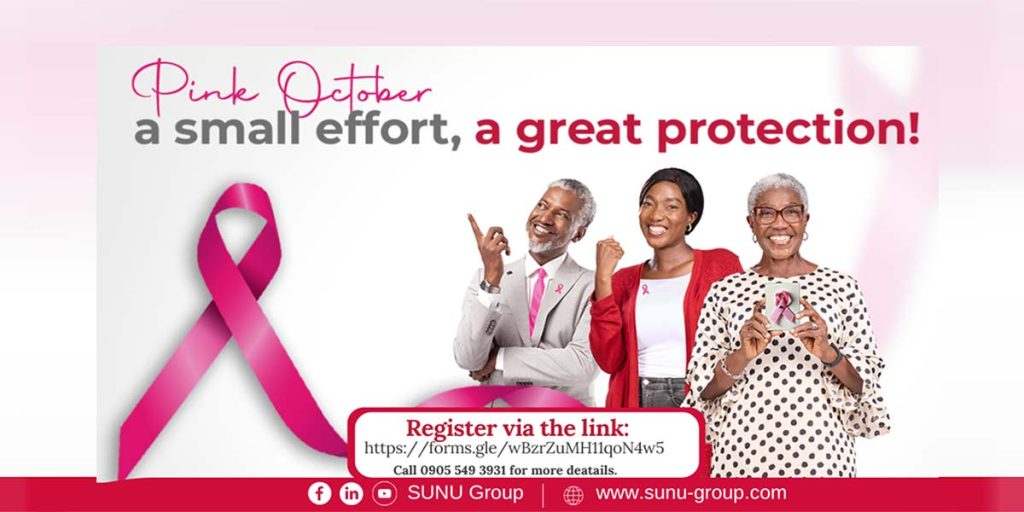 SUNU Nigeria is providing 100 free mammograms to support breast cancer awareness